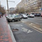 GALERIE FOTO Robert Negoiță a dat locuri de parcare pe linia de tramvai. Reacția STB